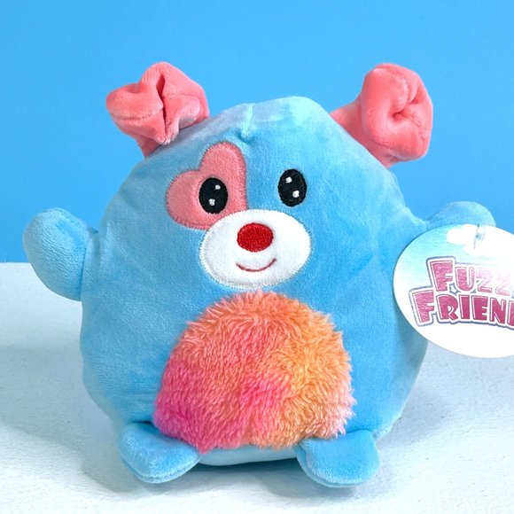 Fuzzy Friends Valentine's Day Squishy Soft Puppy Dog 6" Plush Stuffed Animal Toy - Picture 4 of 4